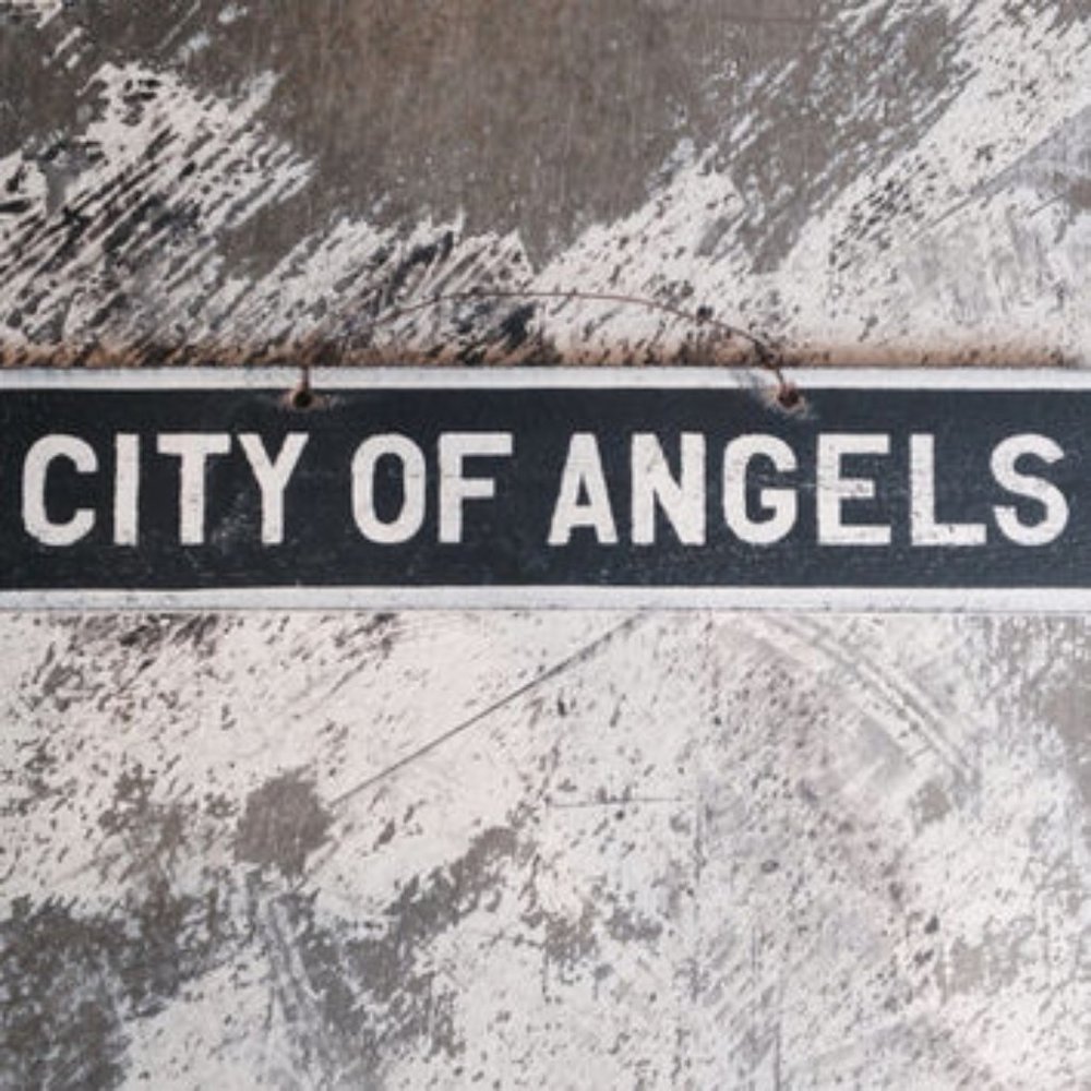 Brandy Melville “City of Angels” Wooden Sign